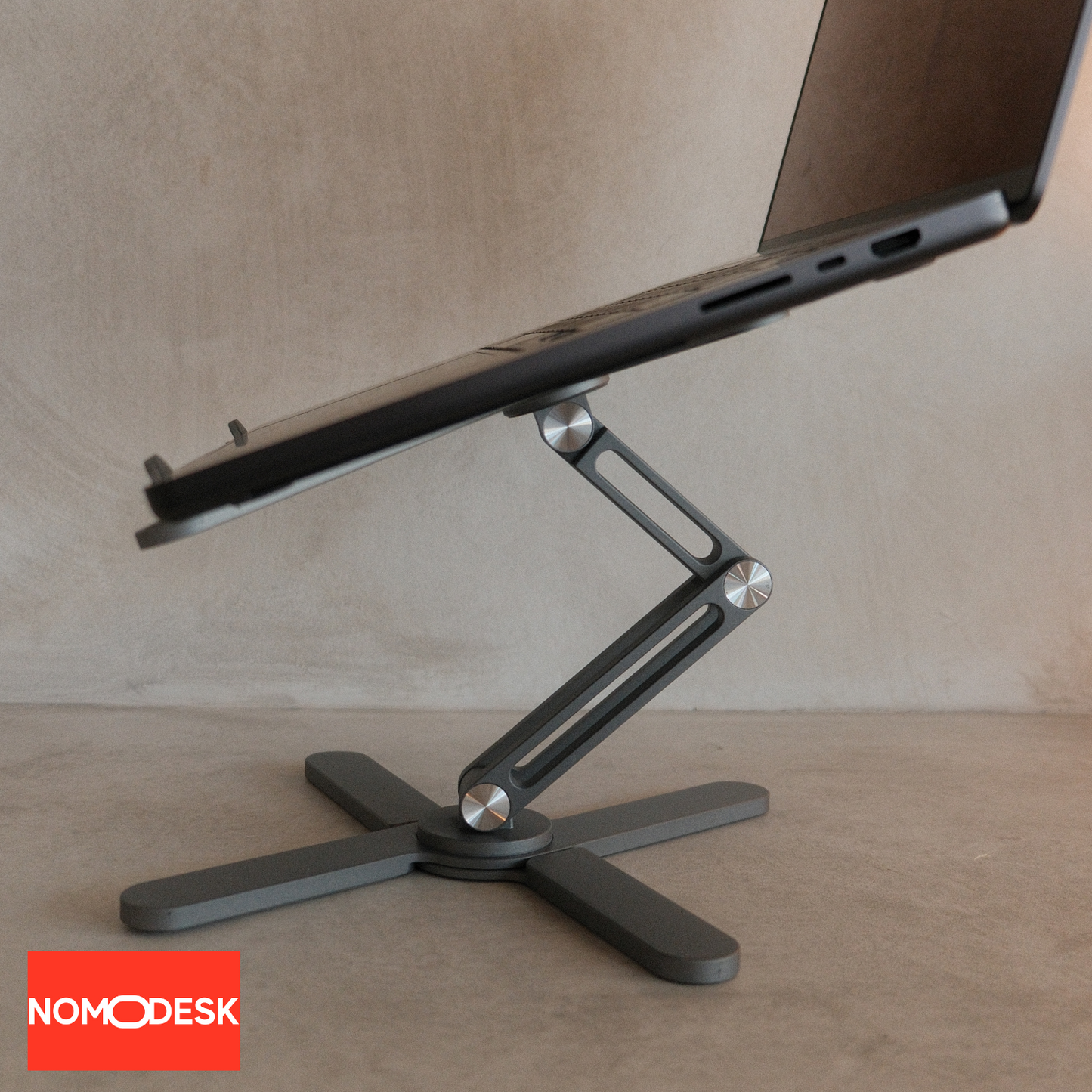 Nomodesk FoldMax™ – ERGONOMIC Adjustable PREMIUM Aluminium Laptop Stand