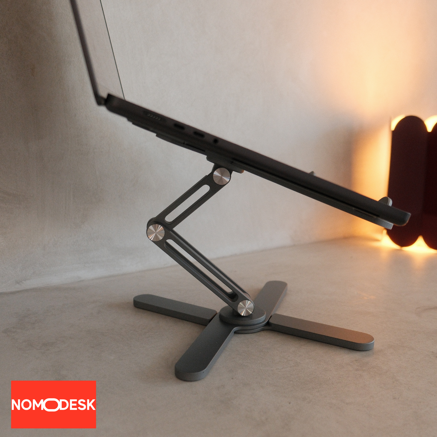 Nomodesk FoldMax™ – ERGONOMIC Adjustable PREMIUM Aluminium Laptop Stand