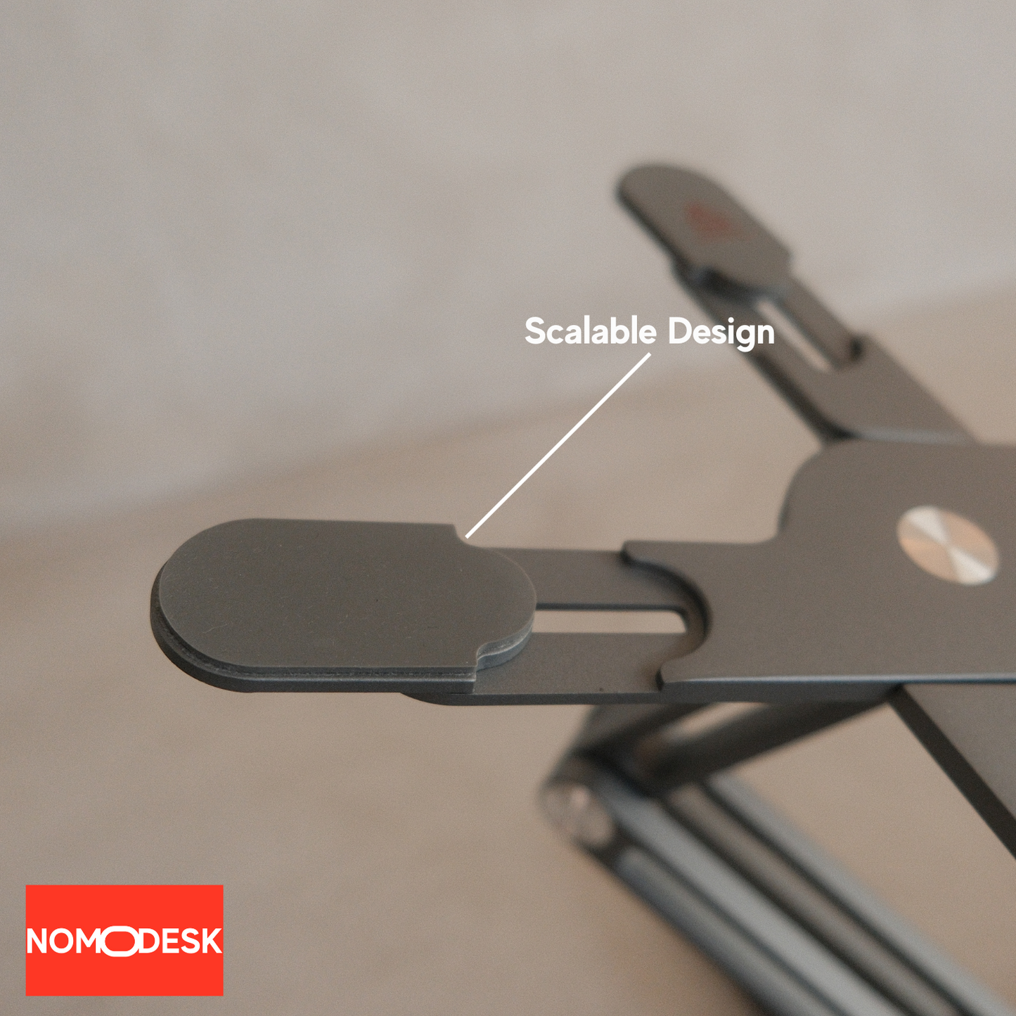 Nomodesk FoldMax™ – ERGONOMIC Adjustable PREMIUM Aluminium Laptop Stand